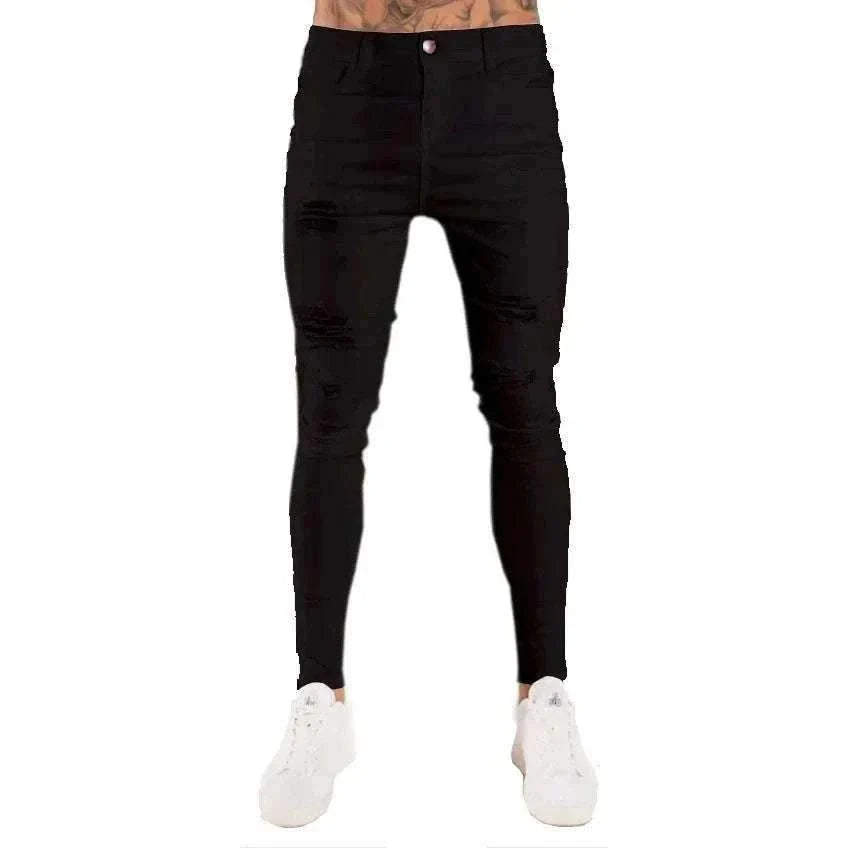 Ripped Jeans Men Stretch